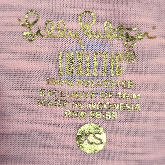 Lilly Pulitzer Luxletic Tank Top Womens XS Orange Peach Corinna Athleisure - Picture 6 of 10